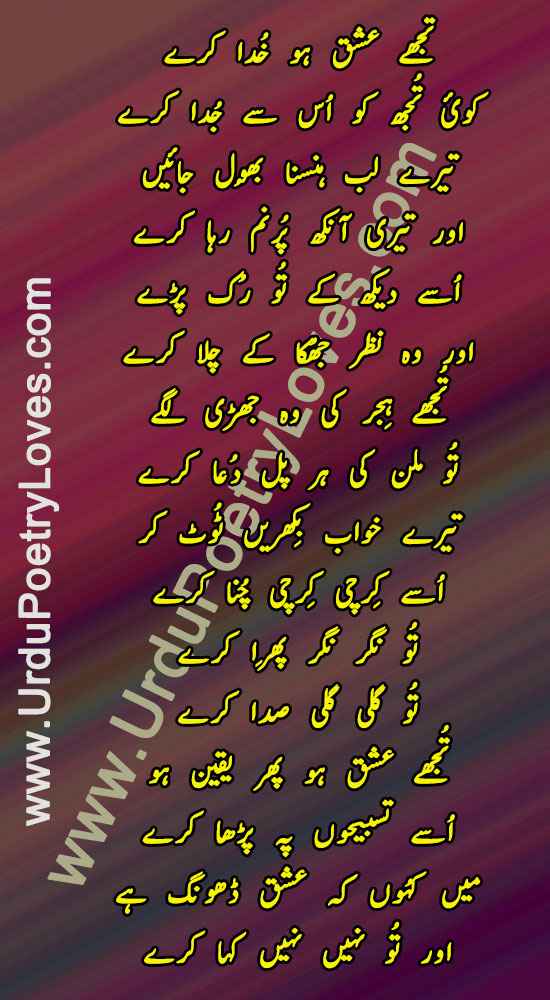Love And Romantic Poetry In Urdu For Girlfriend Pyar Bhari Shayari 19